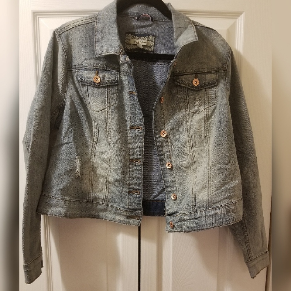 Distressed Jean Jacket